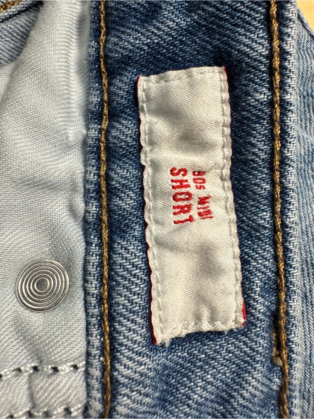Lucky Brand Light Wash Frayed Denim Shorts - Picture 4 of 9